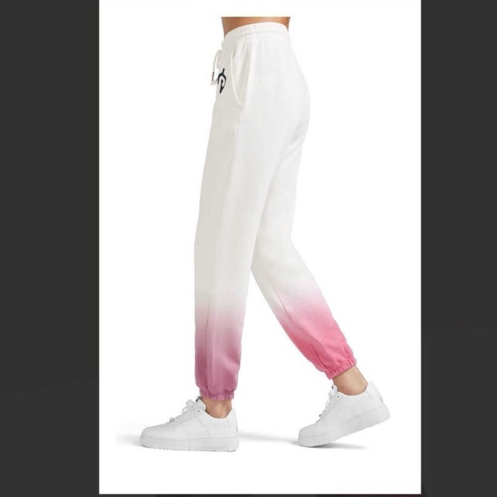 Peloton White to Pink Ombre Jogger Sweatpants - Picture 2 of 6